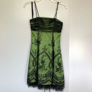 Green/Black Prom Dress
